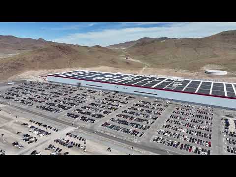 Tesla Giga Nevada, 1 Electric Ave, Sparks, NV 89437 Aerial Video by Mark Divittorio