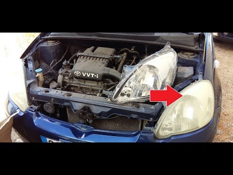 Toyota Yaris Headlights change