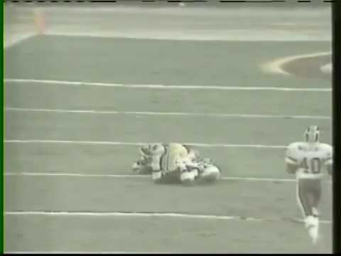 1986 Wildcard - Darryl Green Makes Incredible Chase-down Tackle on Erik Dickerson