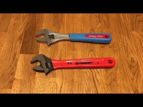 Channellock vs Crescent Adjustable Wrench compairison!