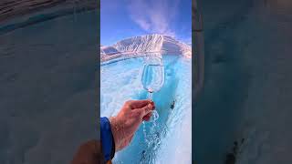 Fresh H2O during a recent trip to Antarctica with White Desert Antarctica 🇦🇶