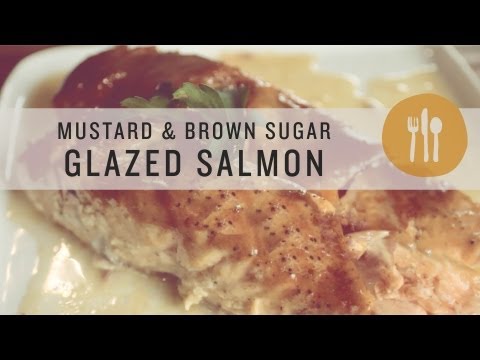 Mustard and Brown Sugar Glazed Salmon - Superfoods
