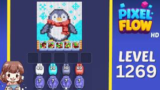 Pixel Flow Level 1269 Solution Walkthrough