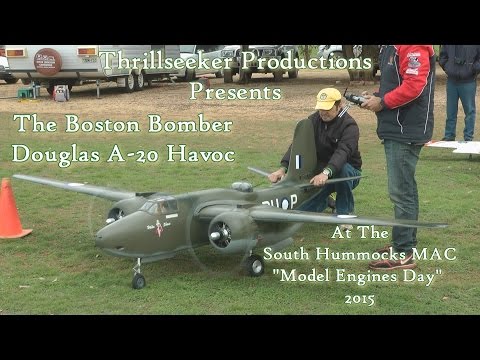 Douglas A-20 Havoc/Boston Bomber at Model Engines Day SHMAC 2015