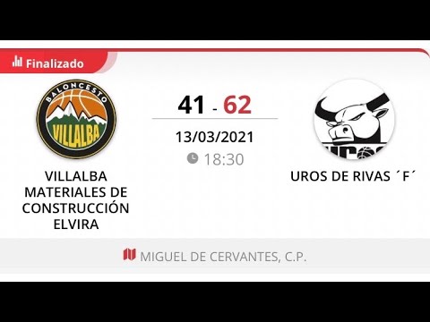 Cadete masc E VILLALBA MATERIALES ELVIRA - UROS BASKET RIVAS