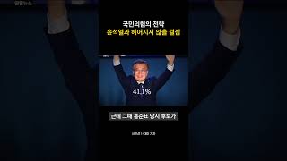 국민의힘 선거 전략 - 윤석열과 헤어지지 않을 결심