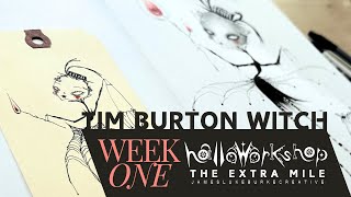 Halloworkshop The Extra Mile: Tim Burton Witch