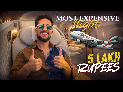 My most expensive flight experience 😍 worth 5000$ ✈️ 