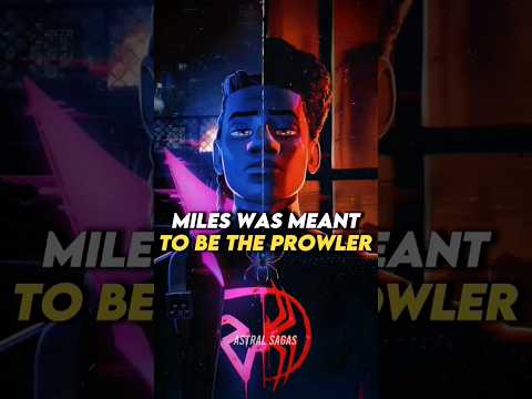 Miles Was Meant To Be The Prowler