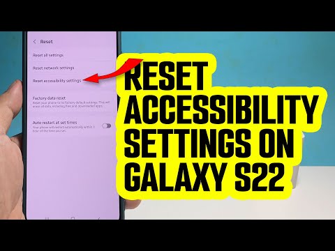 How To Reset Accessibility Settings On Samsung Galaxy S22/S23