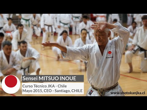 Curso Técnico JKA Chile 2015 - Sensei Mitsuo Inoue (日本空手協会)