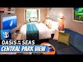 Royal Caribbean Oasis of the Seas | Central Park View Stateroom Full Walkthrough Tour & Review | 4k