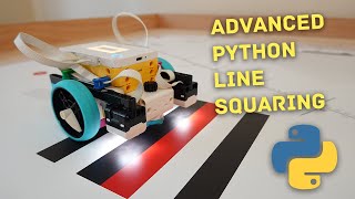 Python Line Squaring for LEGO Mindstorms / SPIKE Prime ***For SPIKE App version 2 (Legacy)***