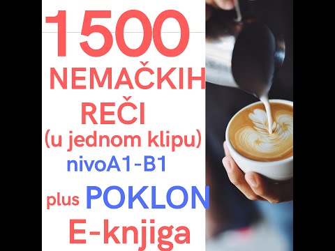 1500 NEMAČKIH REČI - SVE REČI ZA NIVOE (A1- B1) PLUS E KNJIGA - REČNIK KOJI VAM TREBA SVAKI DAN