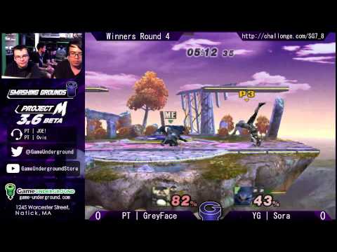 SG at GU 7.8: PT | Uboa (Sheik, Fox) vs. YG | Sora (Marth, C. Falcon)