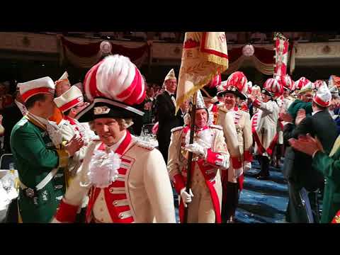 Einmarsch des Korps der Prinzen-Garde Köln beim Generalkorpsappell 2018