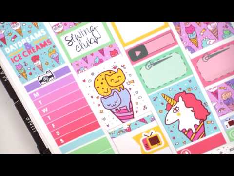 Plan with me! Ft. Oddloop "Ice Creams & Daydreams"