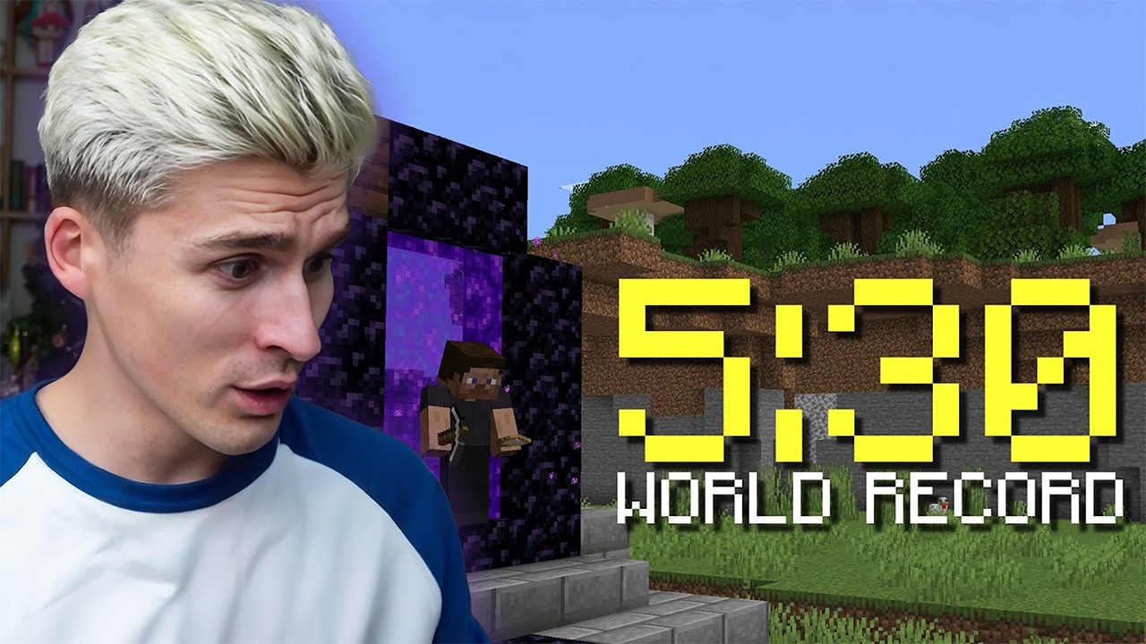 The NEW Minecraft Speedrun Record Is Actually Insane