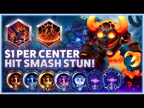 Ragnaros Sulfuras Smash - DONO CHALLENGE: $1 PER CENTER HIT SMASH STUN! - Bronze to Grandmaster Seas