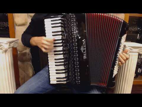 NEW Black Beltuna Studio IV Piano Accordion LMMM 41 120 image 2