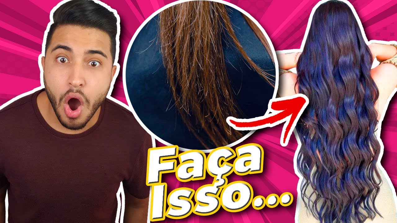 Cabelo RESSECADO e QUEBRADIÇO nunca Mais! 4 dicas para RECUPERAR o RESSECAMENTO dos fios!