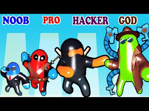 NOOBvsPROvsHACKERvsGOD in Join Blob Clash 3D vs Giant Blob - Which game do you like?