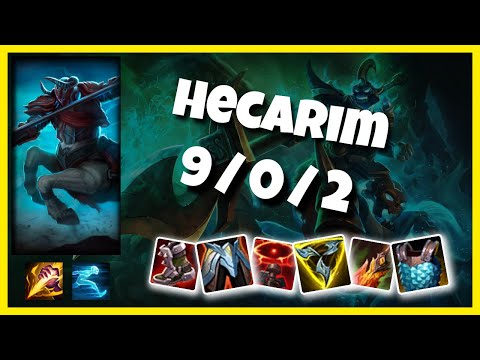 Hecarim vs Olaf KOREAN Challenger JUNGLE (9/0/2) - v10.25