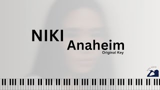 Download lagu Niki - Anaheim (KARAOKE PIANO) mp3