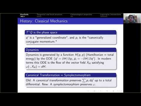 Winter School JTP: Introduction to Fukaya categories, James Pascaleff, Lecture 1