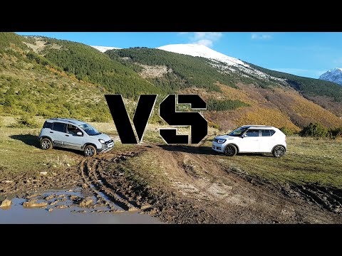 Fiat Panda Cross 4x4 vs Suzuki Ignis 1.2 HYBRID 4WD | VS