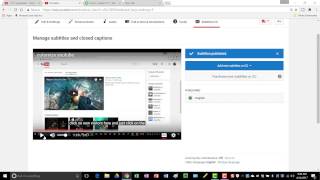 How to upload Closed Captions .SRT or Text File to Your YouTube Videos