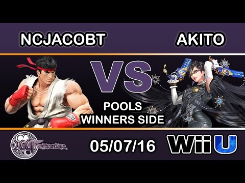 2GGT: Pink Fresh Saga - SCB | NCJacobT (Ryu) Vs. A2S | Akito (Bayonetta) Pools - Smash Wii U