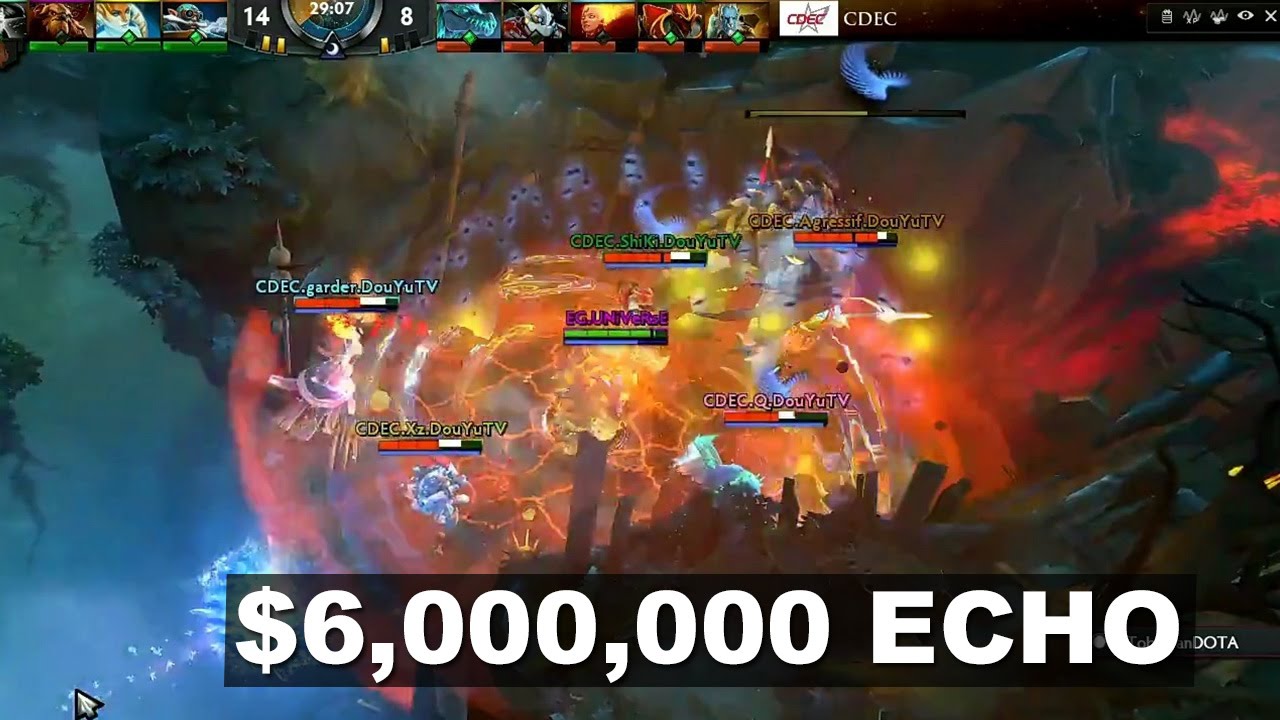 Universe $6,000,000 Echo Slam Dunk Dota 2 TI5 - YouTube