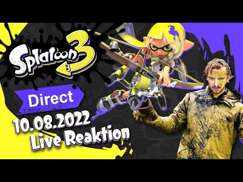 🔴 SPLATOON 3 DIRECT 10.08.2022 🎇 Domtendo's reaction