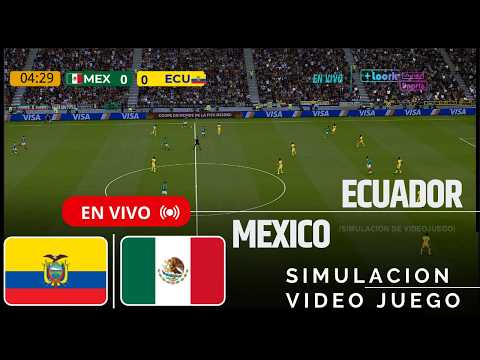 ✅ Mexico vs Ecuador EN VIVO / Mundial 2026 - JUEGA RAUL JIMENEZ Y MOI CAICEDO / Simulación Pes 2026