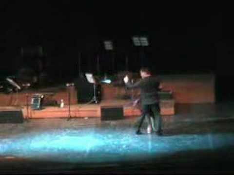  Diego Blanco  and  Ana Padron  are  dancing  to  the  tango  "  Este Es El Rey  "