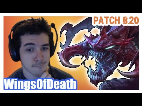 CHO`GATH vs MAOKAI | WingsOfDeath | CHO`GATH Top | FULL Gameplay | Patch 8.20