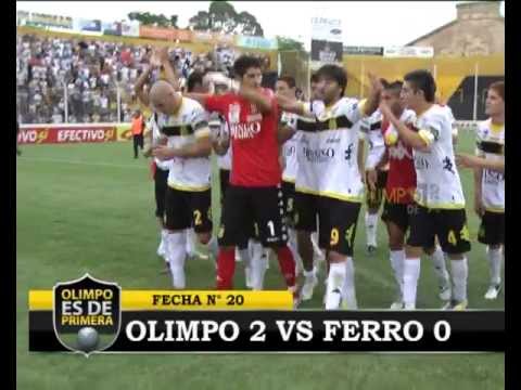 Los Goles de Olimpo 2 vs Ferro 0   Fecha 20 del Naciona B