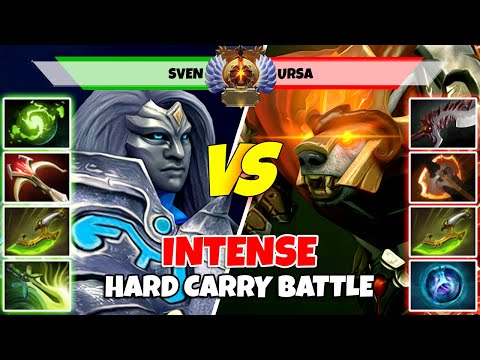 SVEN (Carry) vs URSA (Carry) - Epic Battle Of Immortal Rank Dota 2 Players - Z Dota 2