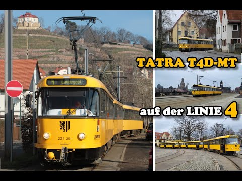 Tatra Straßenbahnen Dresden | 1. Teil - Tatras auf der Linie 4 (2023)