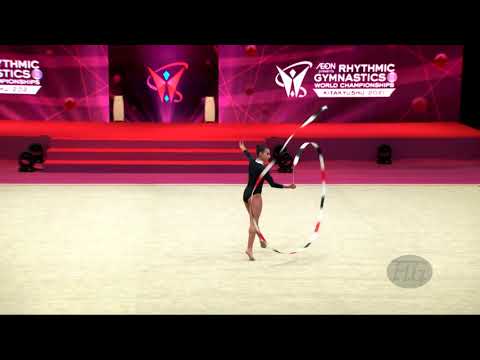 AGHAMIROVA Zohra (AZE) - 2021 Rhythmic Worlds, Kitakyushu (JPN) - Qualifications Ribbon