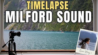 Cunard Queen Mary 2 in Milford Sound | Stunning Timelapse