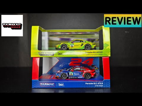 Feature Image thumbnail for the video blog Modern DTM!  Tarmac Works - Porsche 911 GT3 R 2023 DTM - REVIEW by  booster_diecast