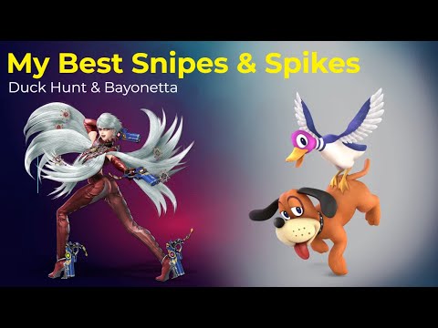 My Best Snipes & Spikes | Smash Ultimate - Duck Hunt & Bayonetta