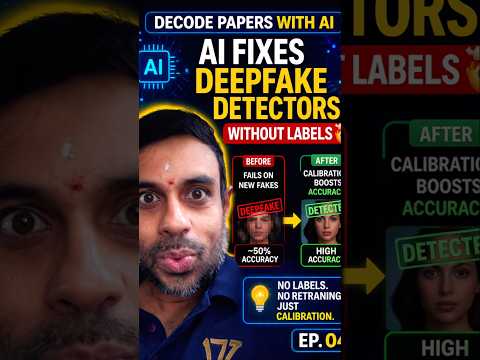 This AI Fixes Deepfake Detectors WITHOUT Labels 🤯