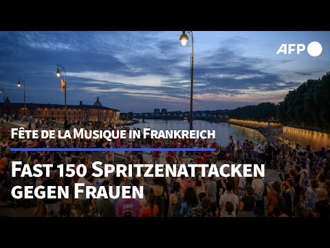 Fast 150 Spritzenattacken bei der Fête de la Musique in Frankreich | AFP