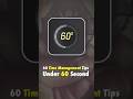60 Second Timer Time Management Tips Techniques Skills Strategies Time Management Shorts