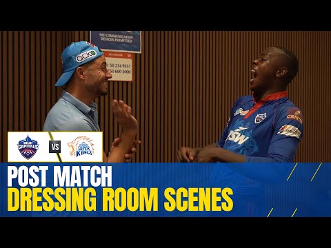 Post Match Dressing Room Scenes | DC v CSK | IPL 2021