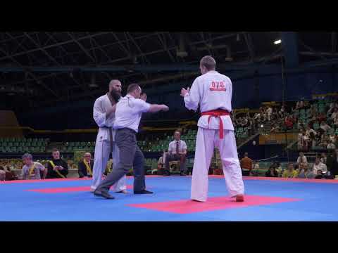 Alejandro Navarro (Spain) vs Andrei Luzin (Russia)  Final -90 / 33rd EC IKO, Poland