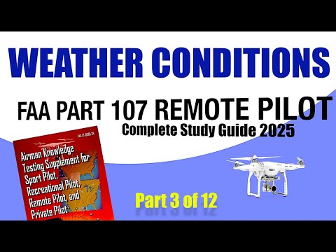 Part 107 Exam WEATHER EXPLAINED | Remote Pilot Study Guide 3 of 12